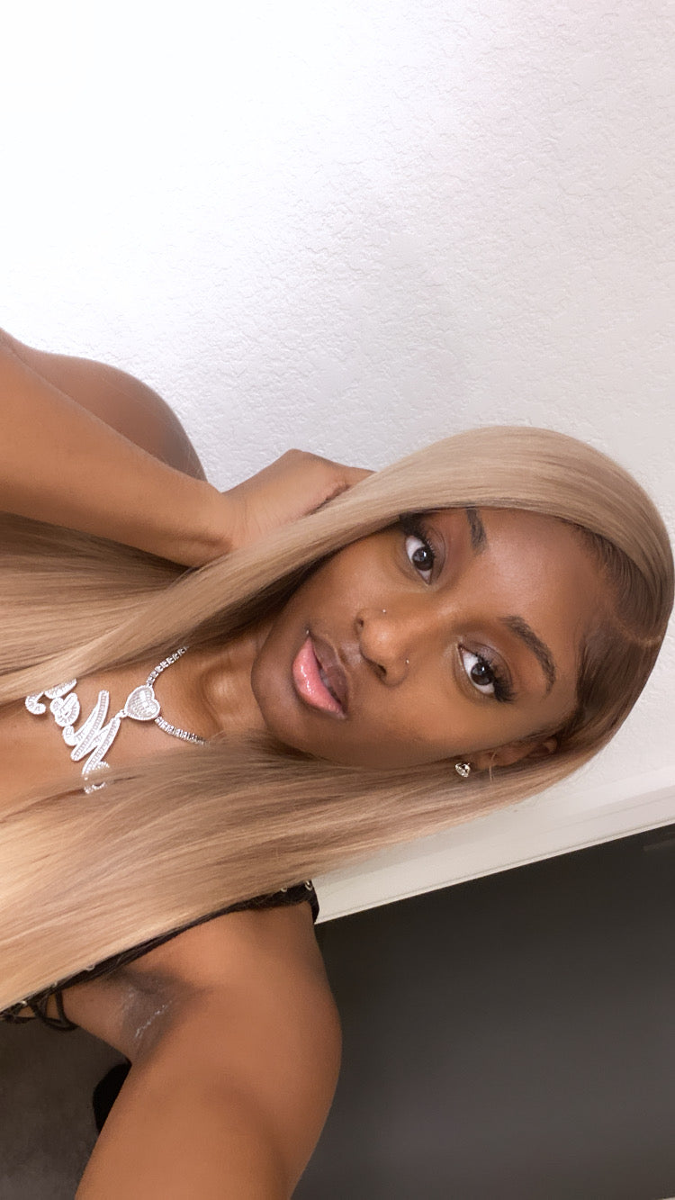 Blonde Ombre with dark roots