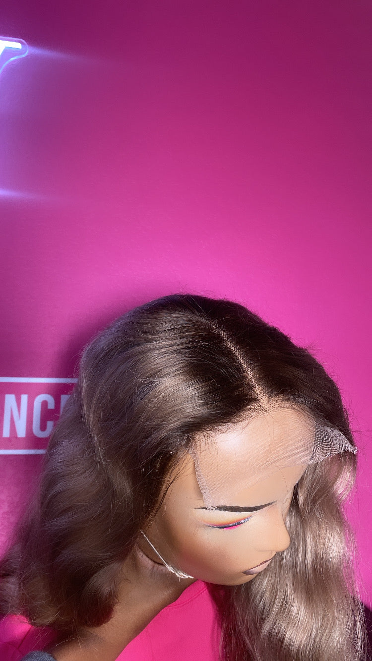 Blonde Ombre with dark roots